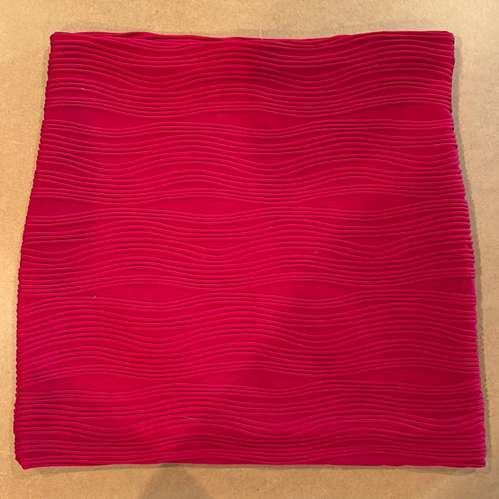 Red Bodycon Mini Skirt